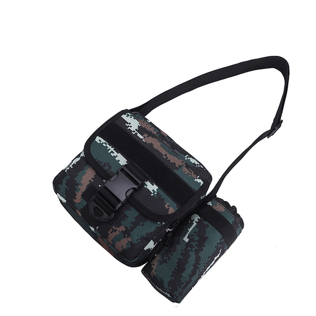 Detachable USB Crossbody Bag Men′s Camo Large Capacity Shoulder Bag 