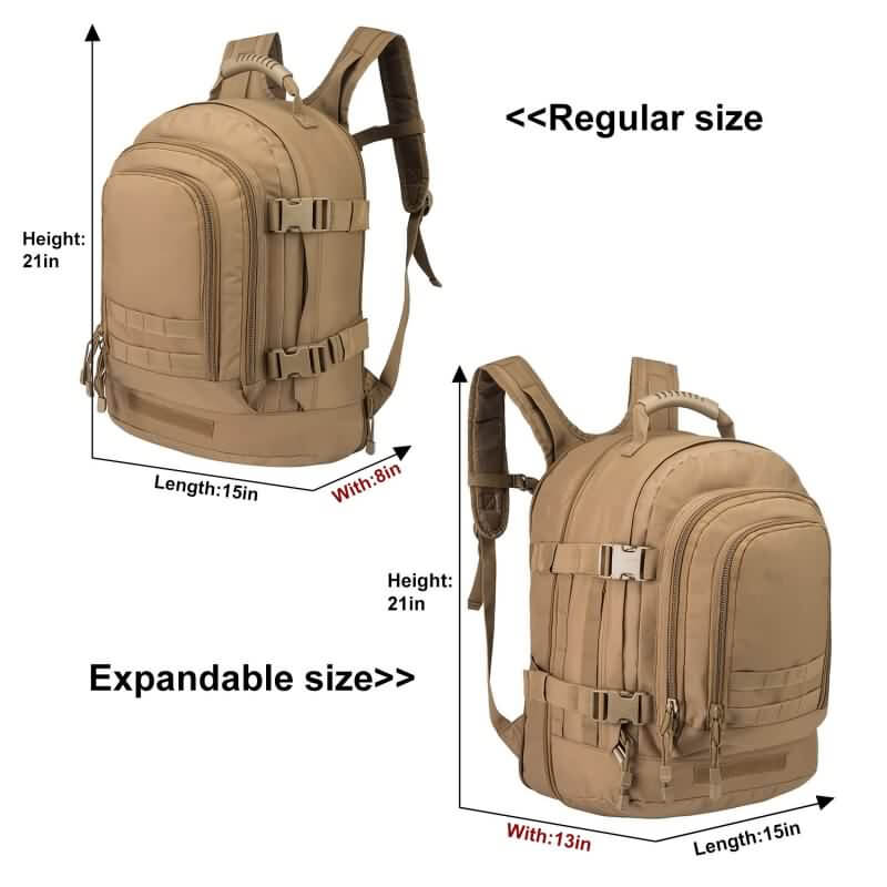 Expandable Large Military Tactical Bug Out Bag