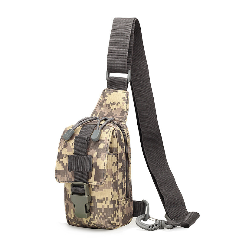 Chest Hanging Mobile Phone Bag Camouflage Tactical Shoulder Bag