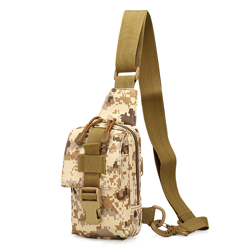 Chest Hanging Mobile Phone Bag Camouflage Tactical Shoulder Bag