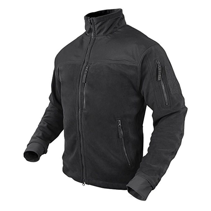 Men's Tactical Polyester Fleece Jackets: Warmth & Durability