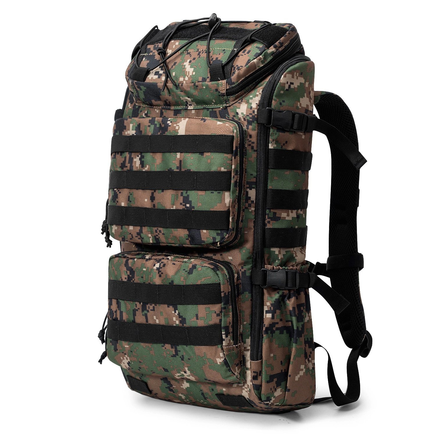 New Tactical Backpack Field Mountaineering Travel Adventure 45L Backpack 