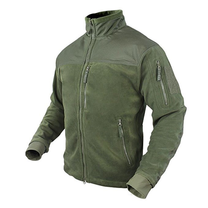 Men's Tactical Polyester Fleece Jackets: Warmth & Durability