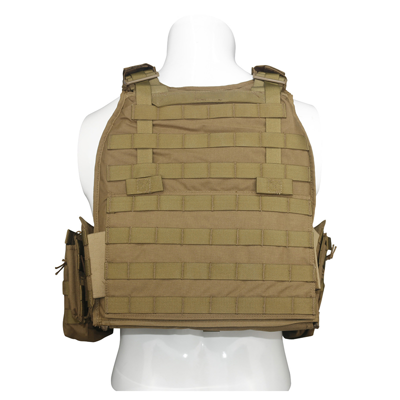 Advanced Tactical Vest with Integrated Plate Carriers