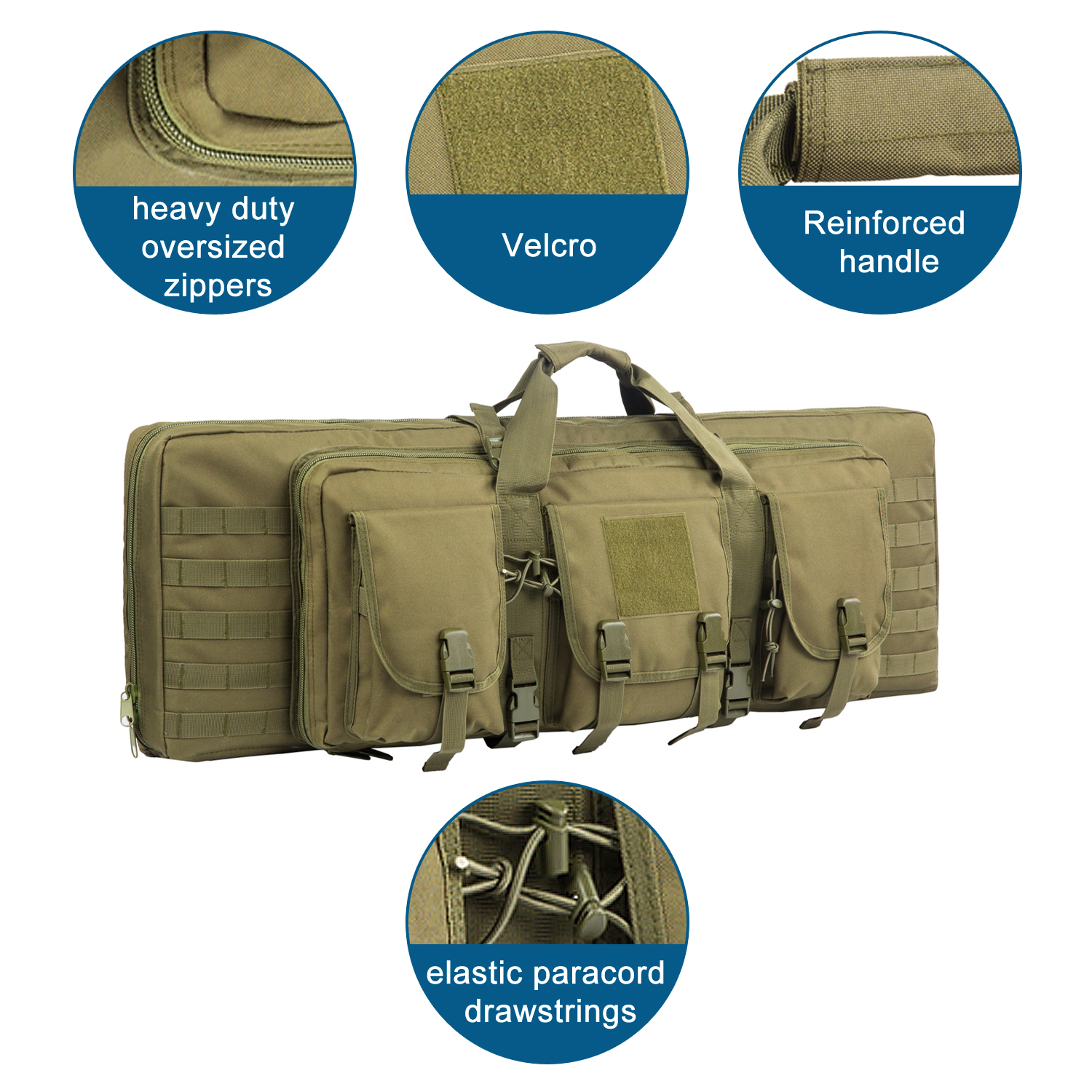 Multifunctional Weapon Carrying Case with Ample Storage