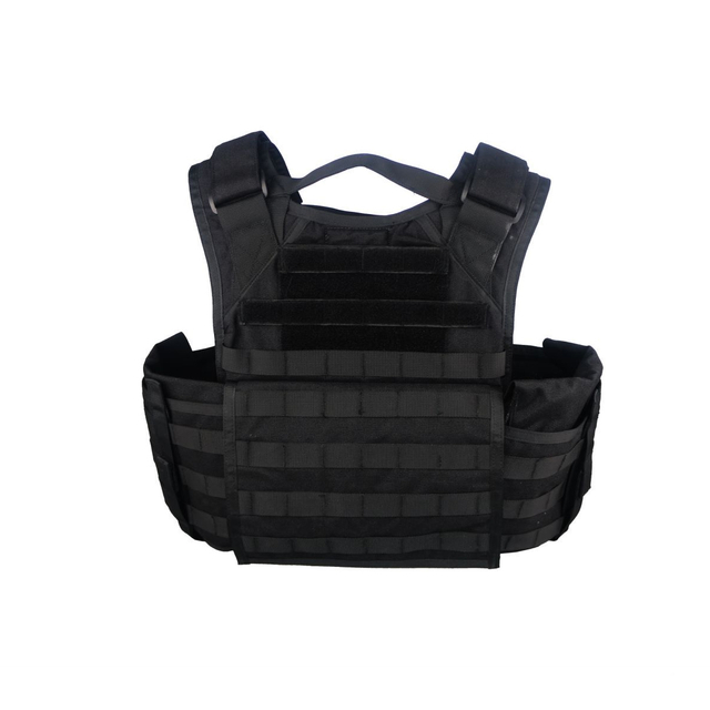 Multi Camo Military MOLLE Tactical Plate Carrier Assault Vest